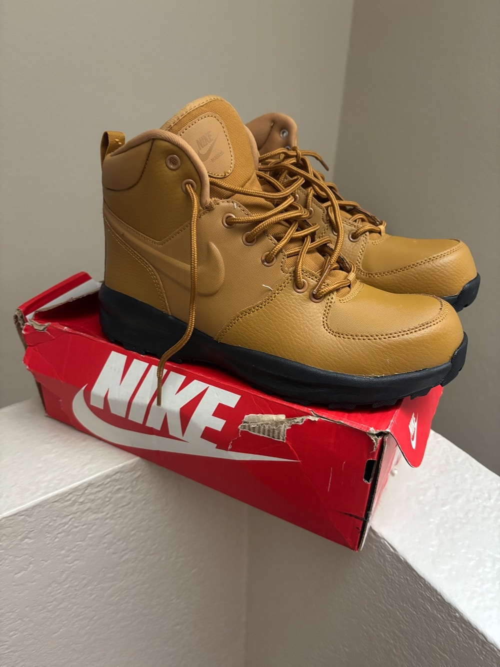 Nike Women's Wheat Tan High-Top Boots